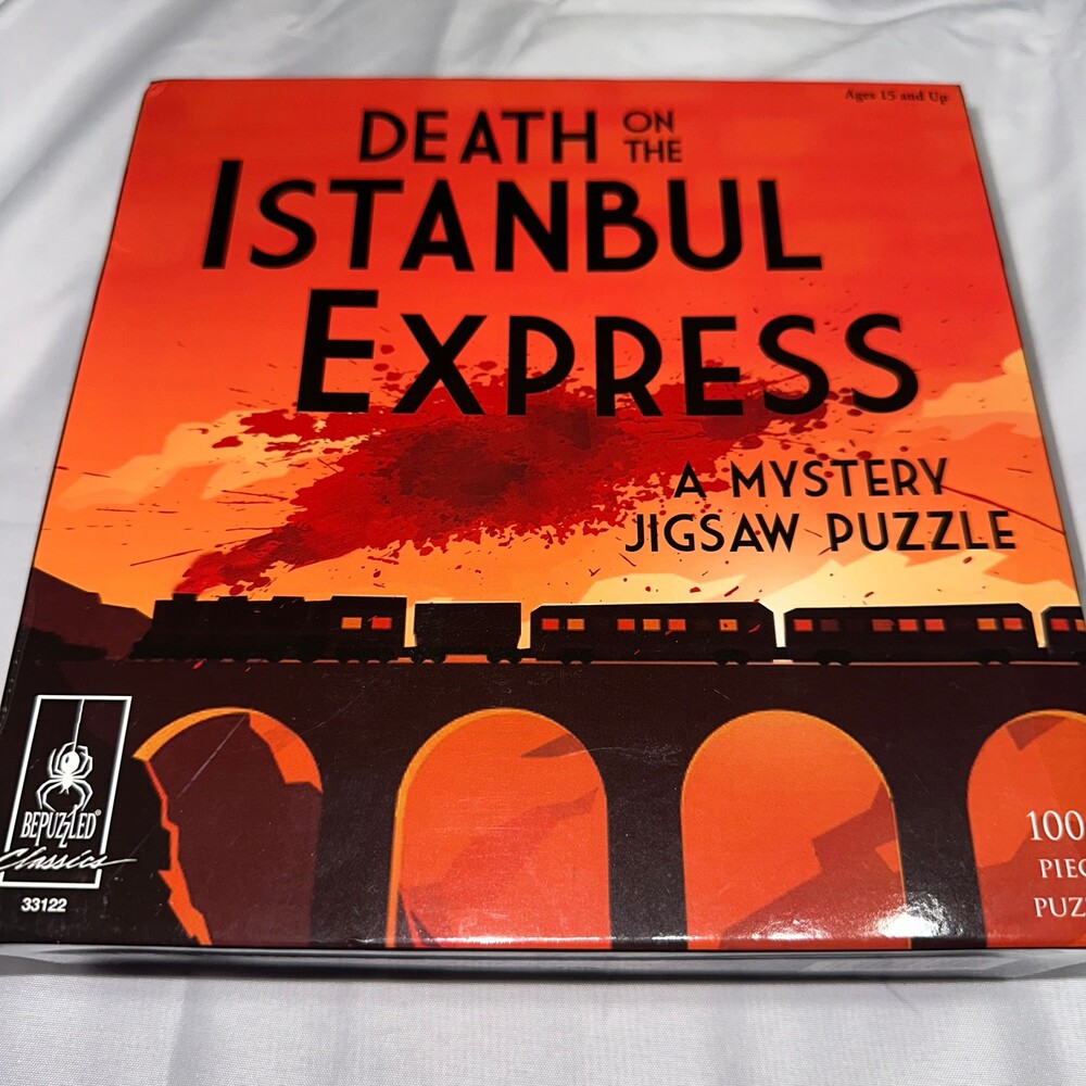 BePuzzled Death on the Istanbul Express 1000 Piece Mystery Jigsaw Puzzle